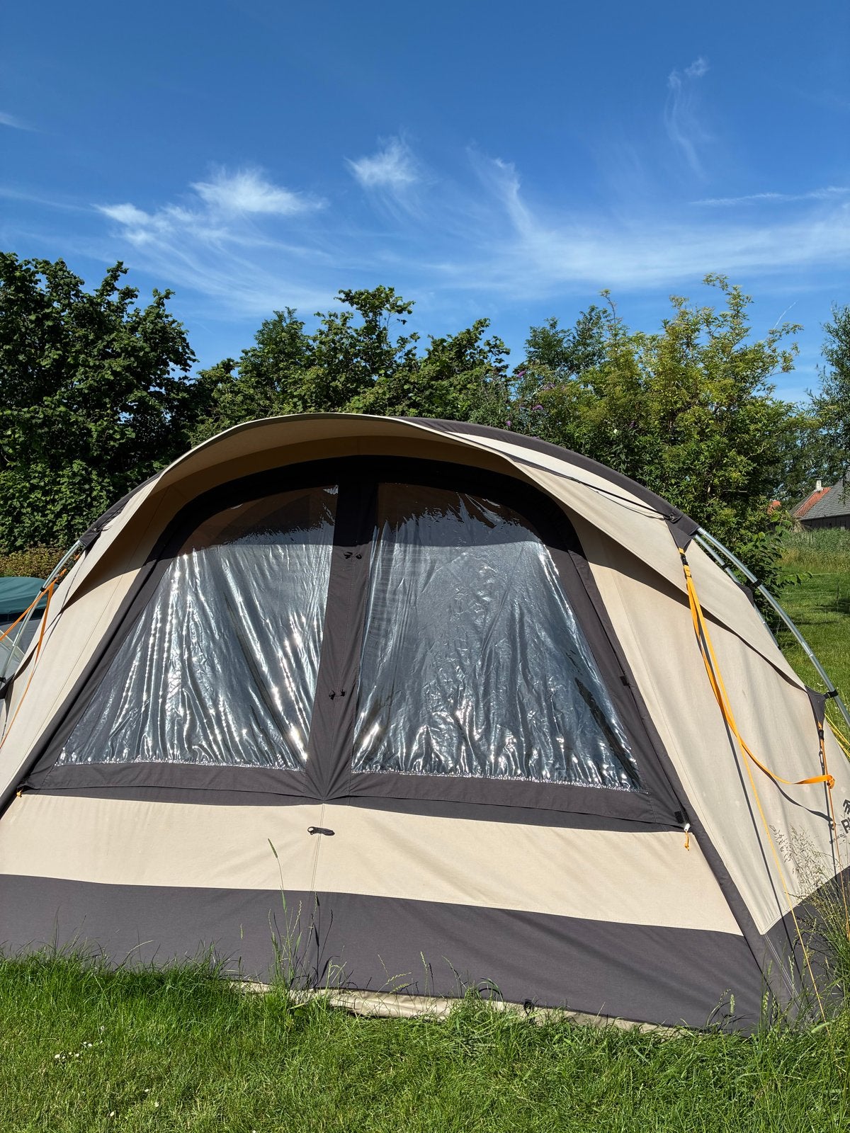 Redwood Birch 440 DLX Tent - In goede staat, Ophalen, Gebruikt, Tot en met 6