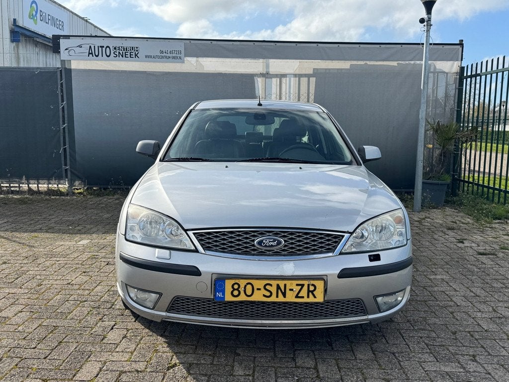 Ford Mondeo 2.0-16V Platinum AUT-Clima-Cruise-APK 05-27, Auto's, Ford, Zwart, Mondeo, Automatische klimaatregeling, Leder en Stof