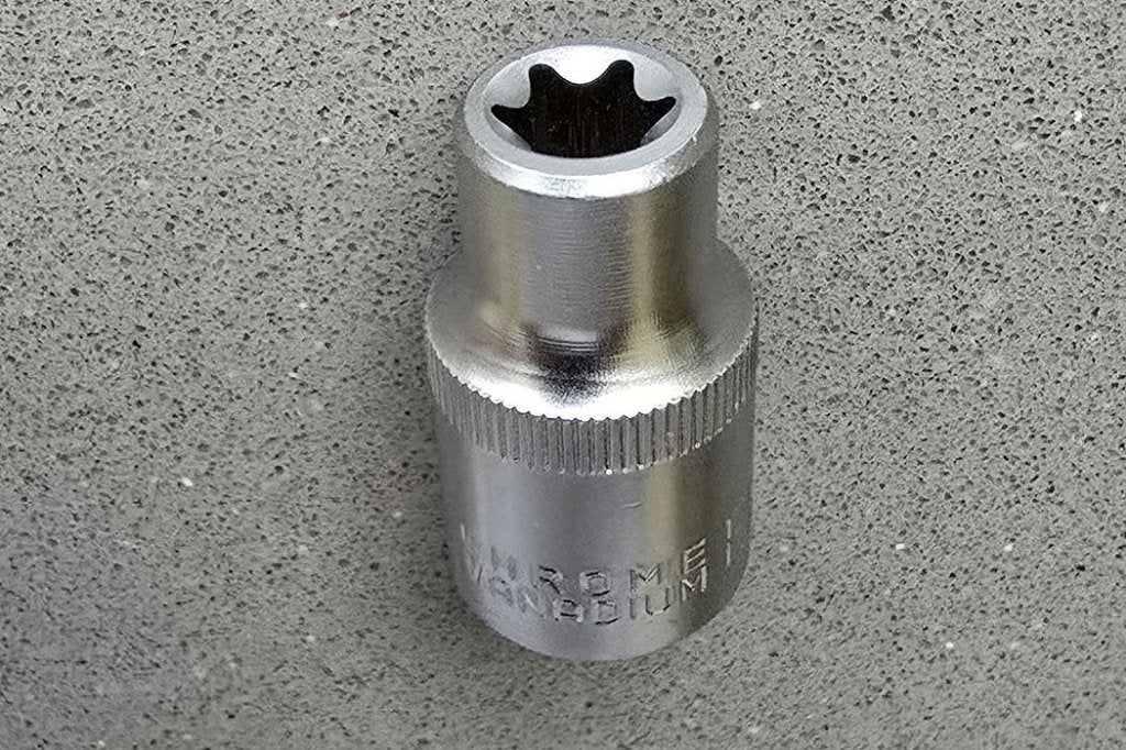 Nieuwe Ongebruikte Chrome Vanadium Torx E12 ½ Inch Dop, Ophalen of Verzenden, Nieuw