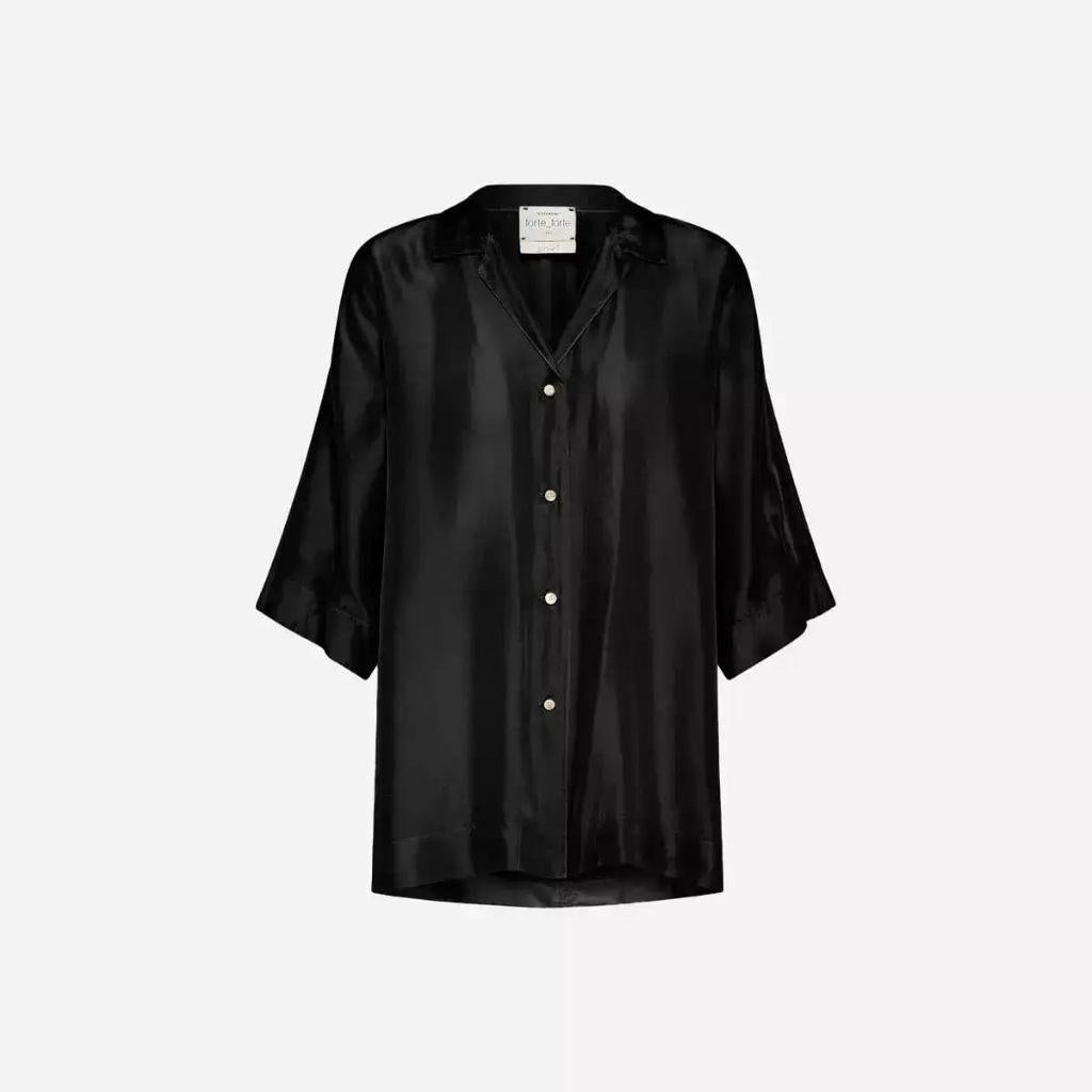 Forte forte zijnden blouse maat 2 (38/40) twn  € 399 nieuw, Maat 38/40 (M), Verzenden, Zwart, Pauw
