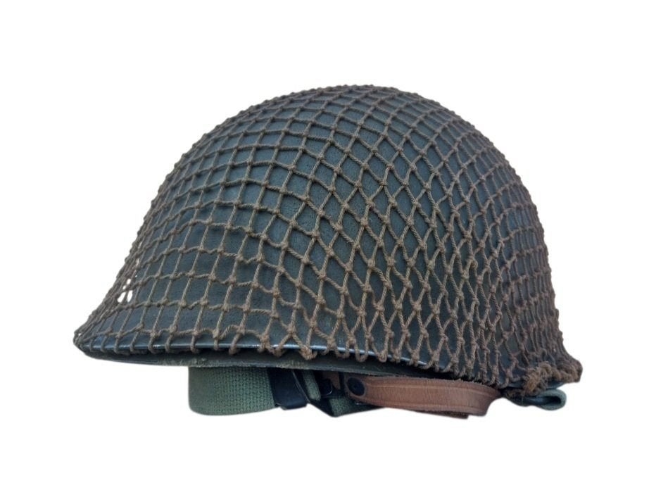 US Army WO2 M1 helmet reenactment, Verzenden, Landmacht, Amerika, Helm of Baret