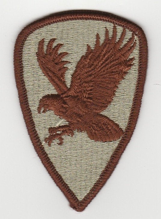 Embleem US Army - 21st Cavalry Brigade (Desert), Verzenden, Landmacht, Amerika, Embleem of Badge