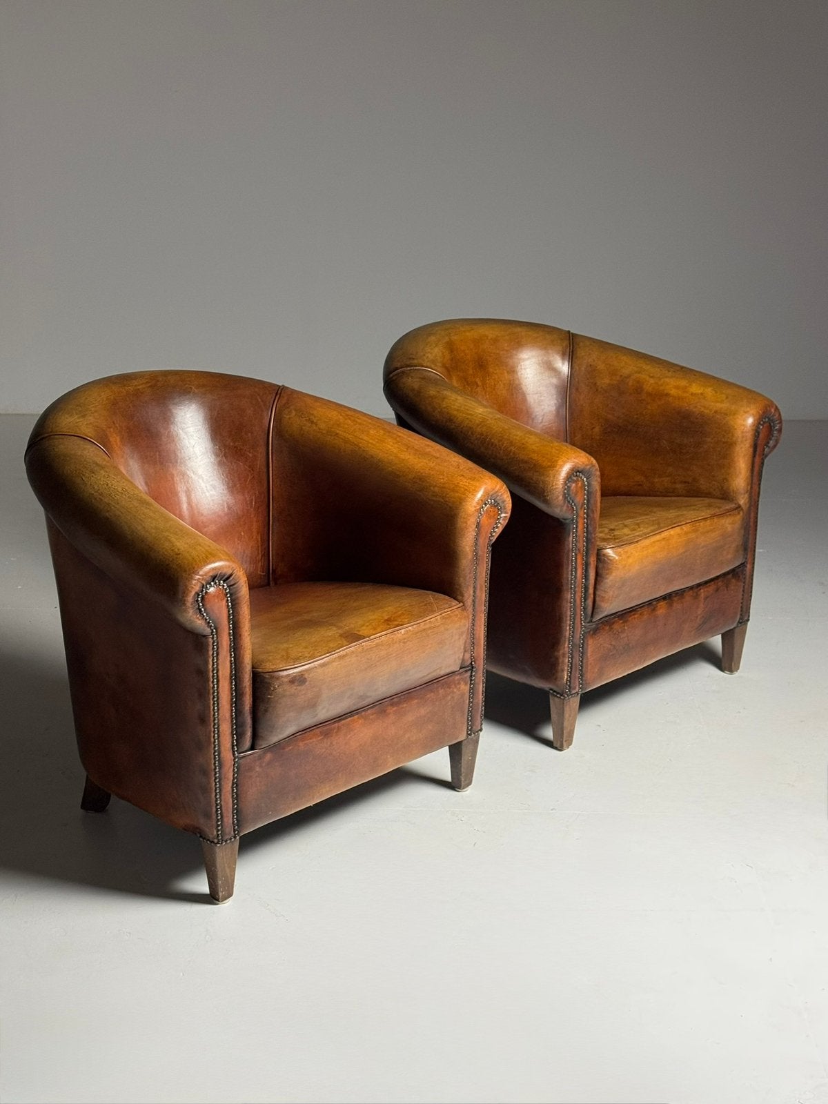 Collectie Schapenleren Fauteuils en banken, Huis en Inrichting, 75 tot 100 cm, Ophalen of Verzenden, A, A