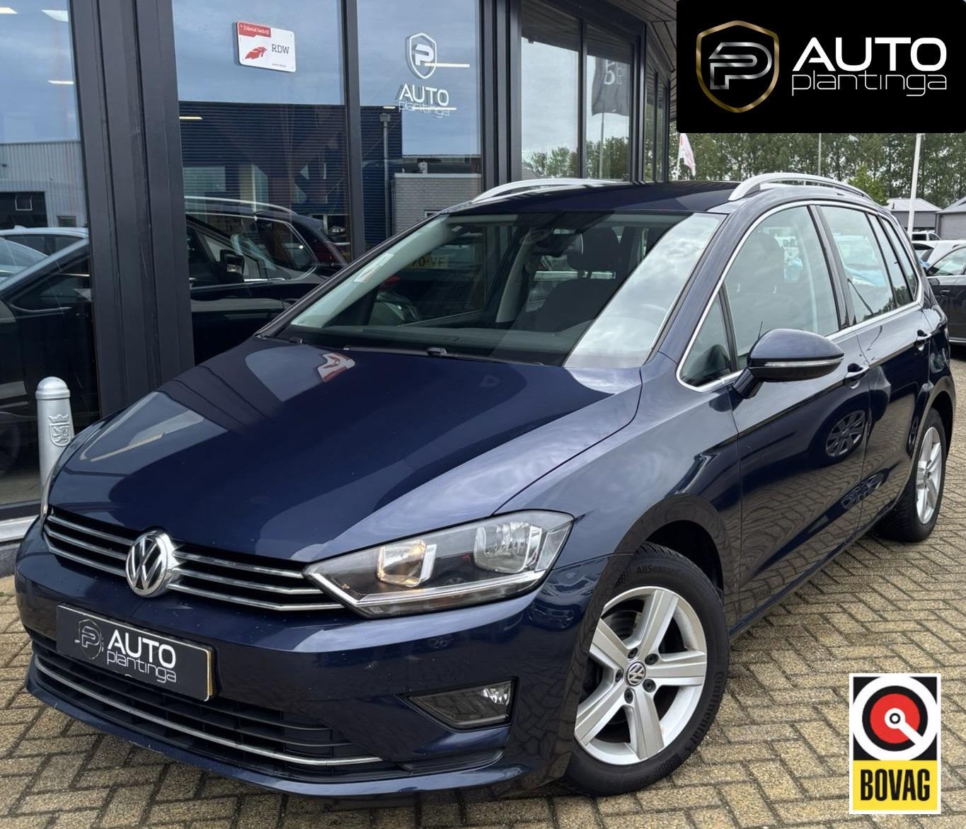 Volkswagen Golf Sportsvan 1.4 TSI Highline 150PK | AUTOMAAT, Auto's, Volkswagen, Gebruikt, Blauw, Alcantara, Bedrijf