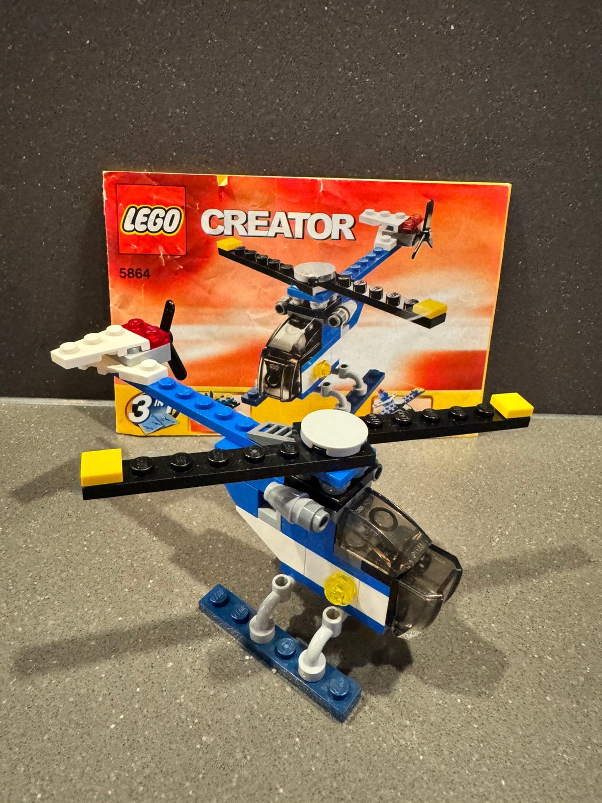 LEGO Creator Mini helikopter - 5864, Lego, Compleet, Ophalen of Verzenden, Zo goed als nieuw