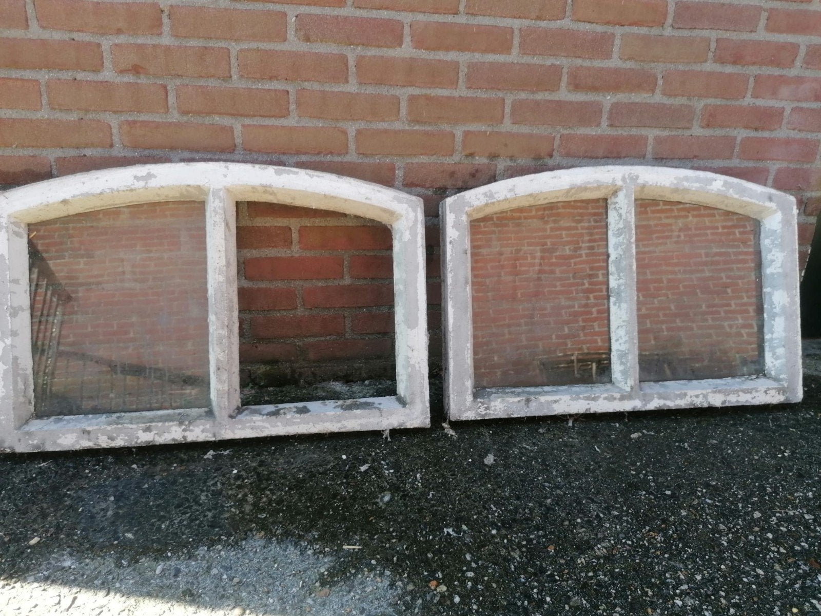 Betonnen ramen - 78x51x6 cm, Ophalen, Minder dan 80 cm, Gevelraam of Ruit, Minder dan 80 cm