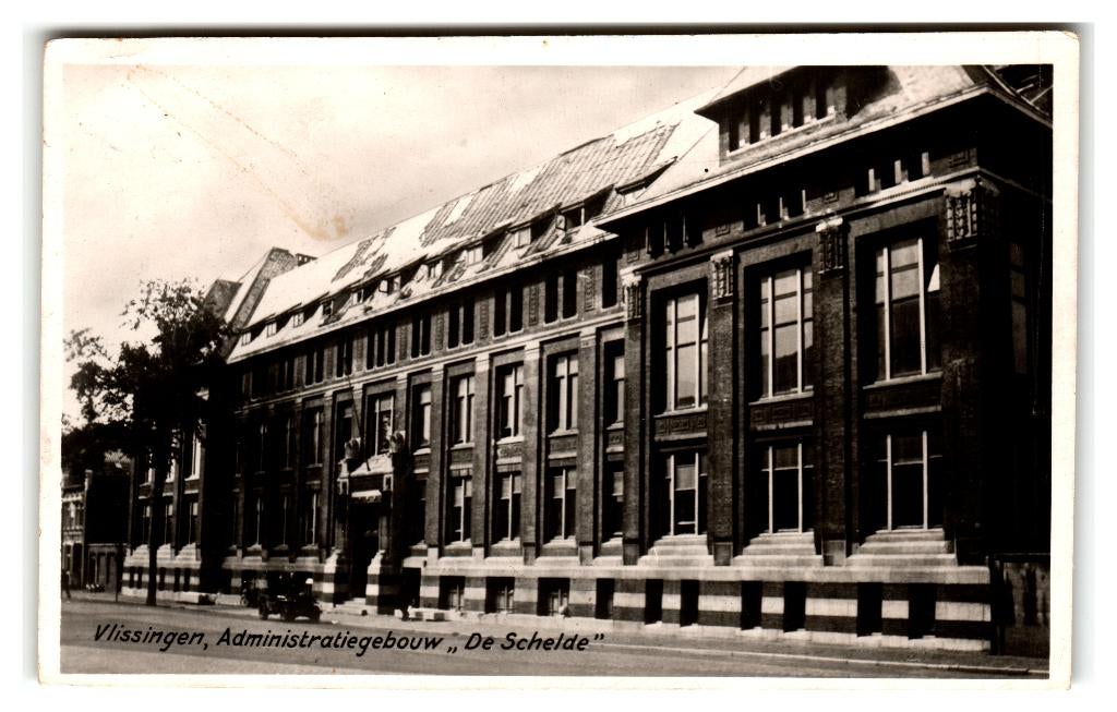 Vlissingen, Administratiegebouw "De Schelde", Verzamelen, Verzenden, 1940 tot 1960, Gelopen, Zeeland