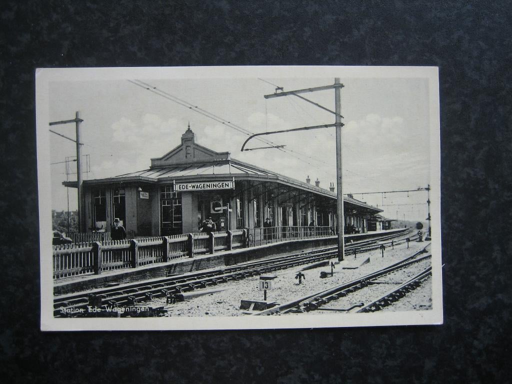 EDE - WAGENINGEN   Station, Ophalen of Verzenden, 1940 tot 1960, Gelderland