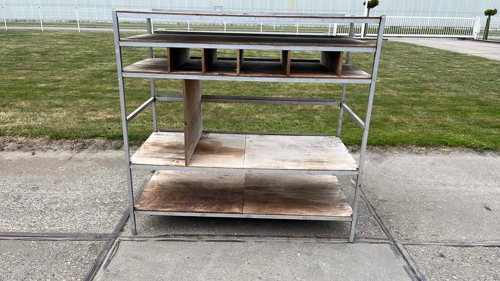 Stelling aluminium, Ophalen, Gebruikt