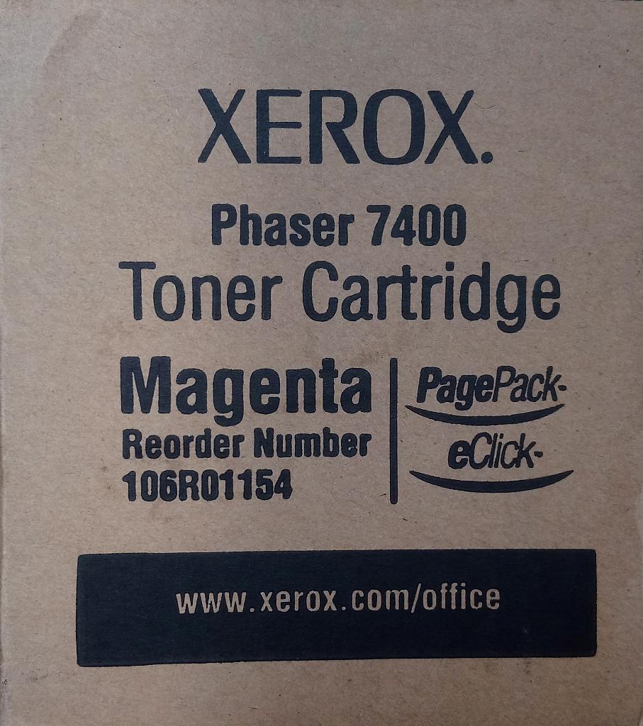Orig. Xerox toner cartridge 106R01154 Phaser 7400 Magenta, Ophalen of Verzenden, Nieuw, Toner, Xerox