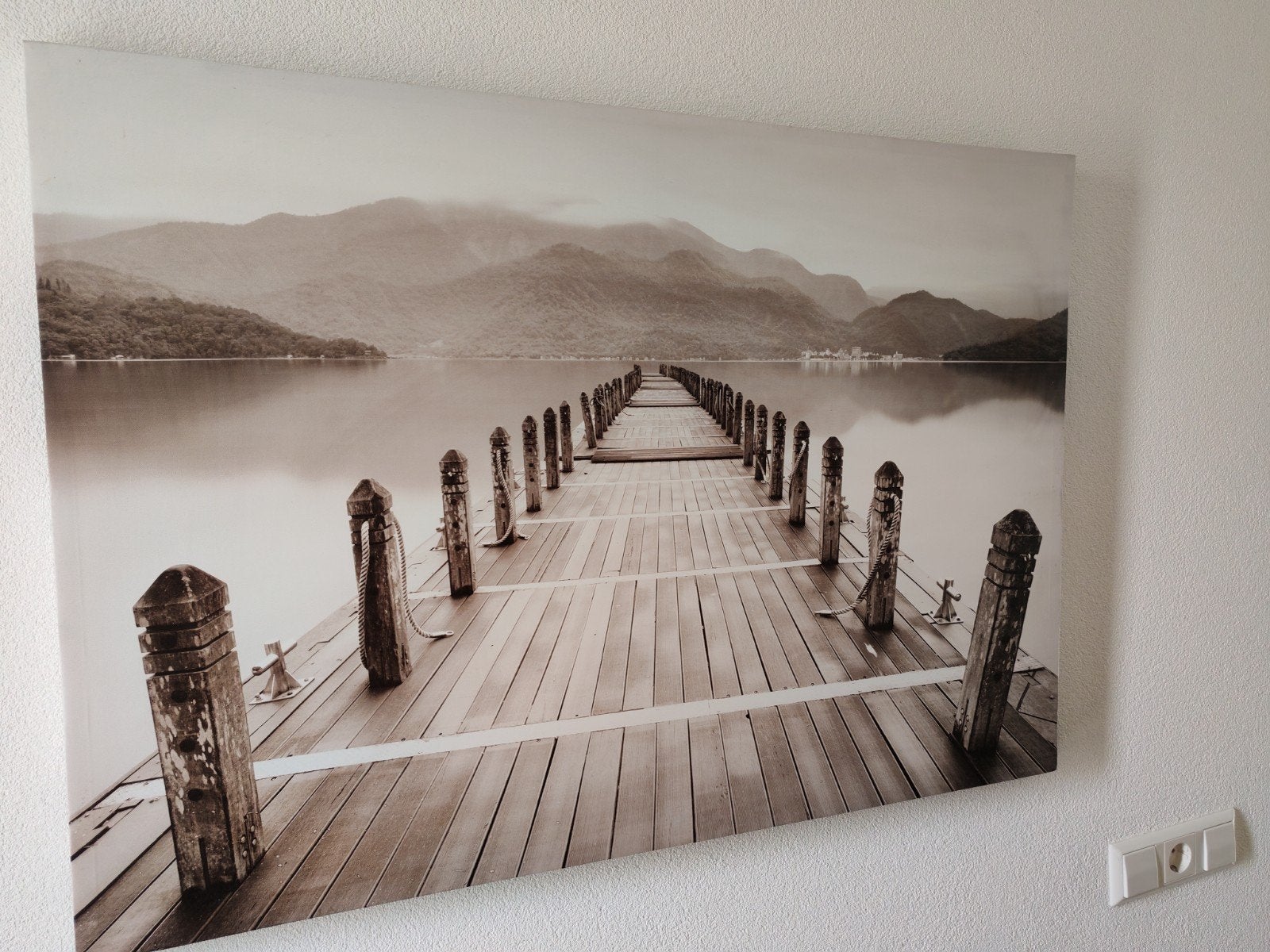 Canvas 100 x 70, Huis en Inrichting, Ophalen, Zo goed als nieuw, Schilderij, 75 cm of meer