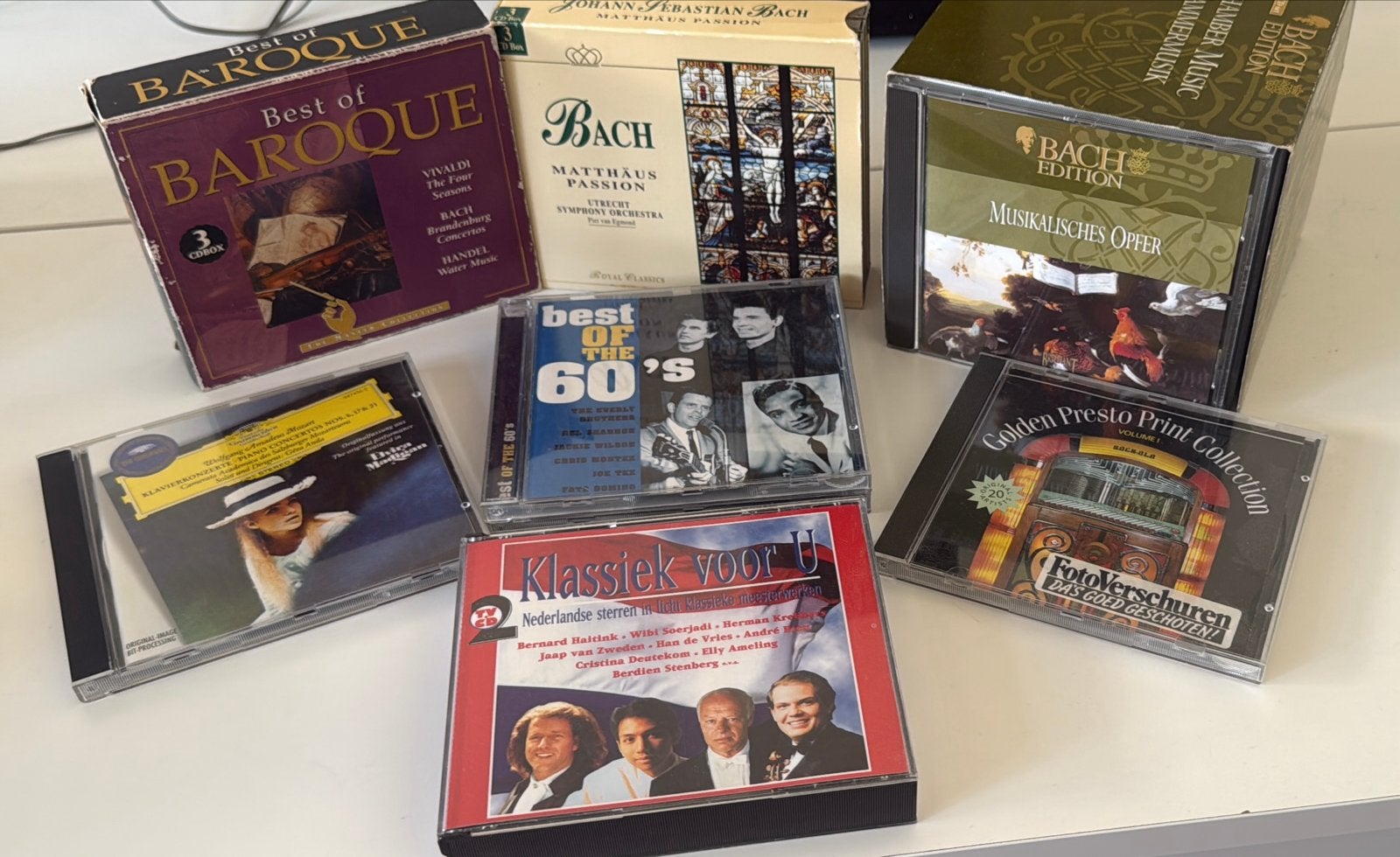 Diverse CD collectie: Klassiek, Barok, Jaren '60 en meer, Gebruikt, Overige typen, Ophalen of Verzenden, Inclusief doosje
