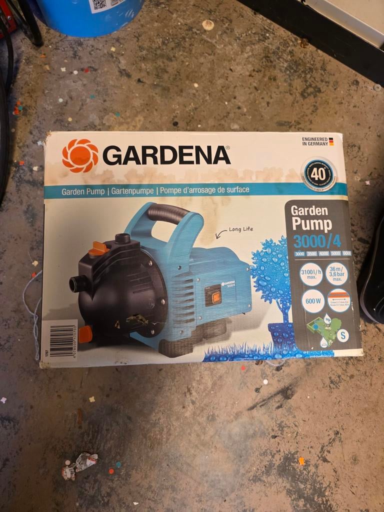 Gardena pomp 3000/4, Tuin en Terras, Waterpompen, Ophalen, Zo goed als nieuw