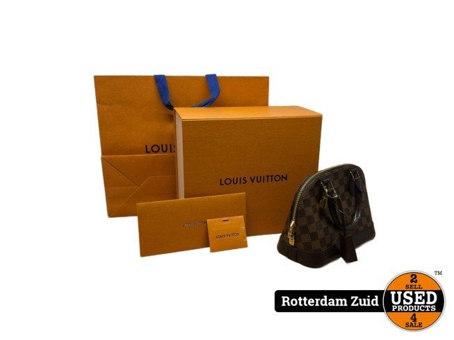 Louis Vuitton Alma BB Damier Ebene | Echtheid Gecontroleerd, Louis Vuitton, Zo goed als nieuw, Support@louisvuitton.com, 2 Rue du Pont Neuf
75001 Paris
France