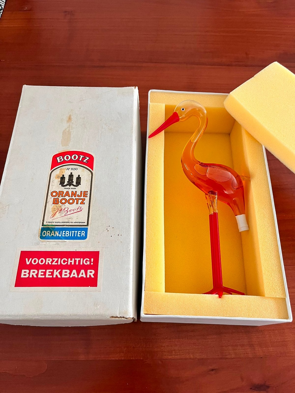 Ooievaar met Oranjebitter, Verzamelen, Ophalen, Zo goed als nieuw, Overige typen