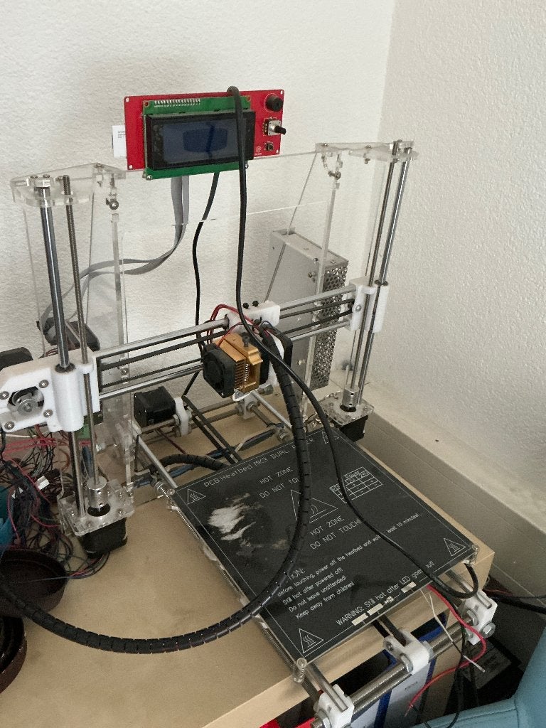 3D printer Prusa I3 plexi, Ophalen, Gebruikt