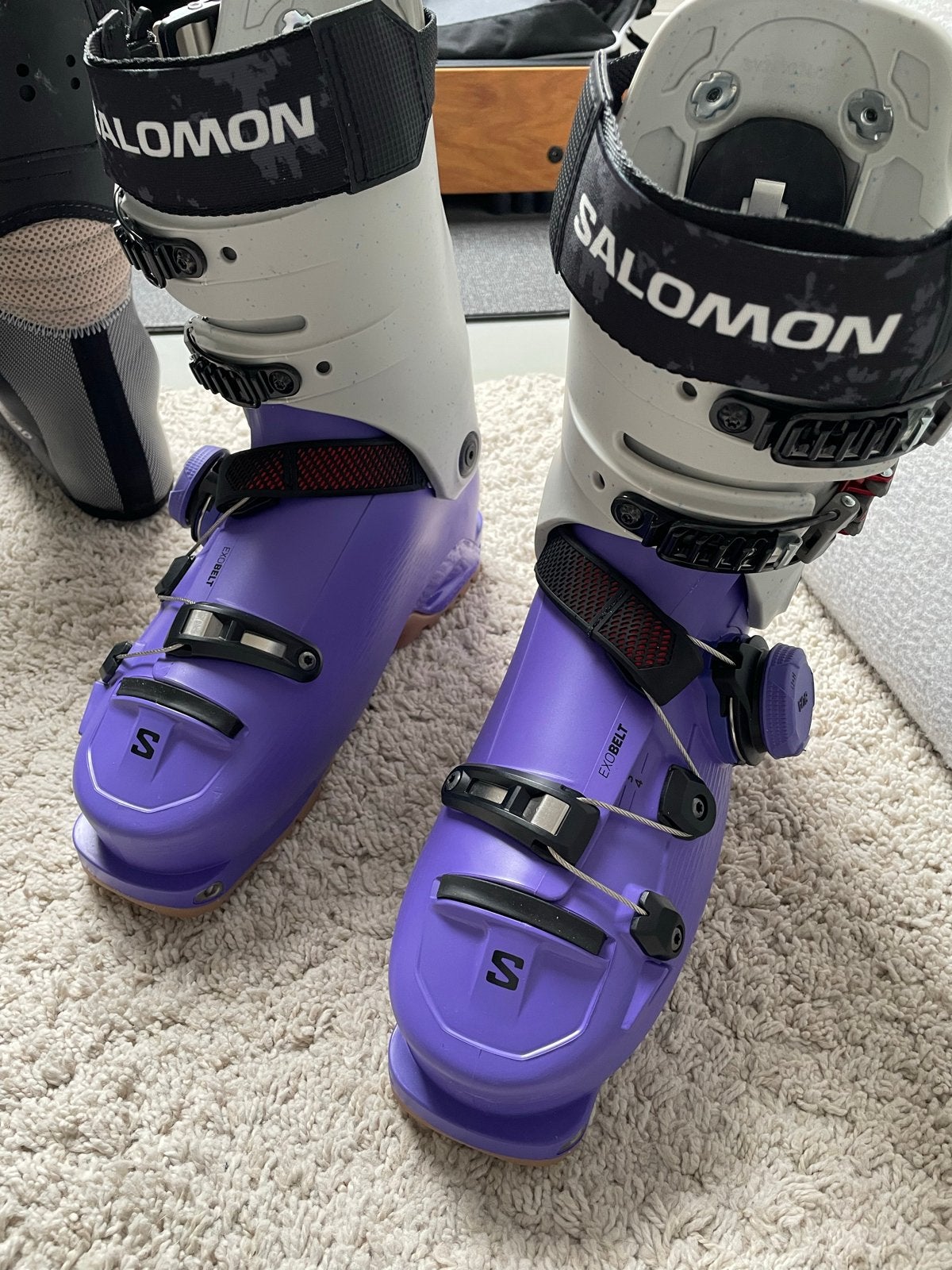 Salomon skischoen shift boa freeride 130 - Zo goed als nieuw, Ophalen, 160 tot 180 cm, Schoenen, Salomon