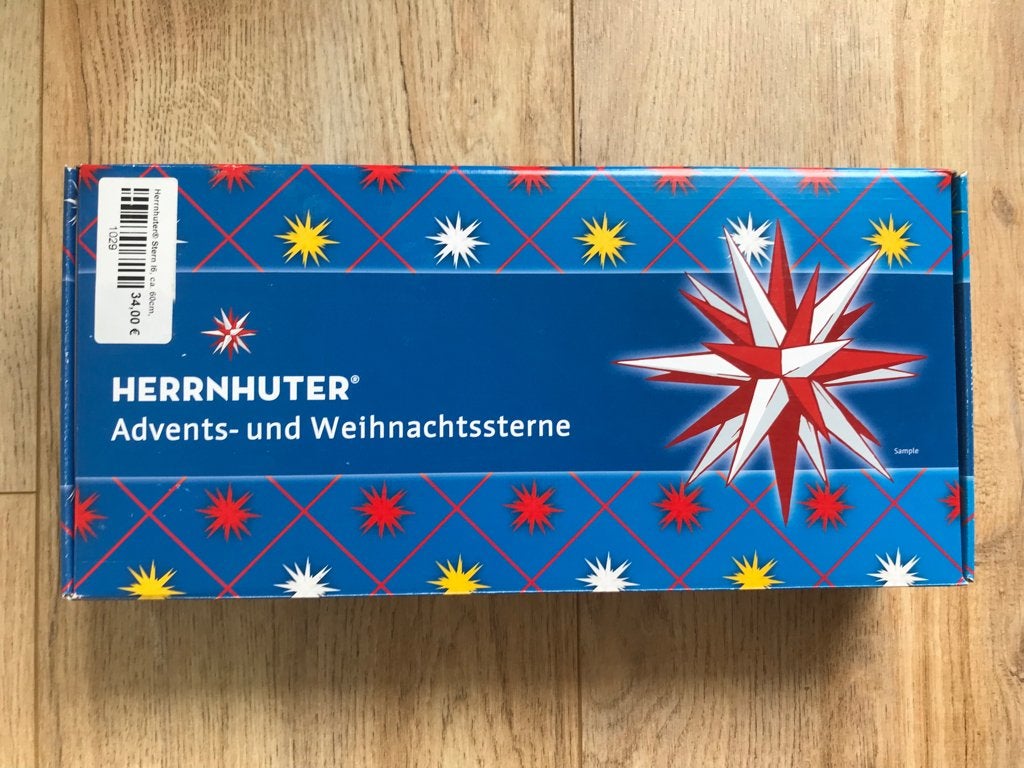 NIEUW: Adventster Kerstster Herrnhuter, Ophalen, Nieuw