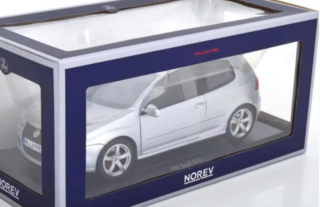 VW Golf GTI Pirelli 2007 ZILVER SCHAAL 1/18 NOREV ref 188425, Hobby en Vrije tijd, Modelauto's | 1:18, Verzenden, Nieuw, Auto