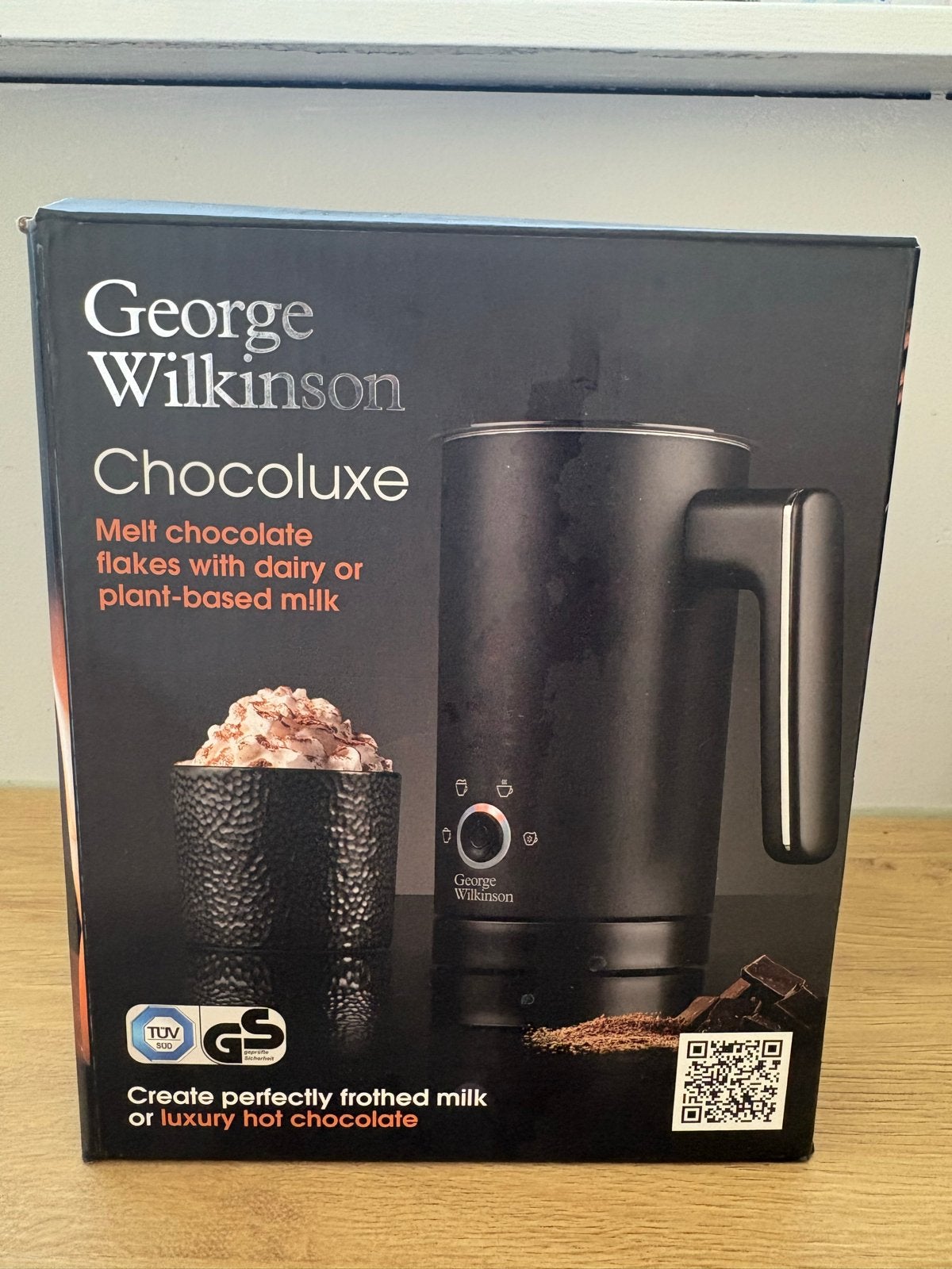 George Wilkinson Choculuxe Melkopschuimer & Chocolademaker, Witgoed en Apparatuur, Ophalen of Verzenden, Nieuw, Elektrische melkopschuimer