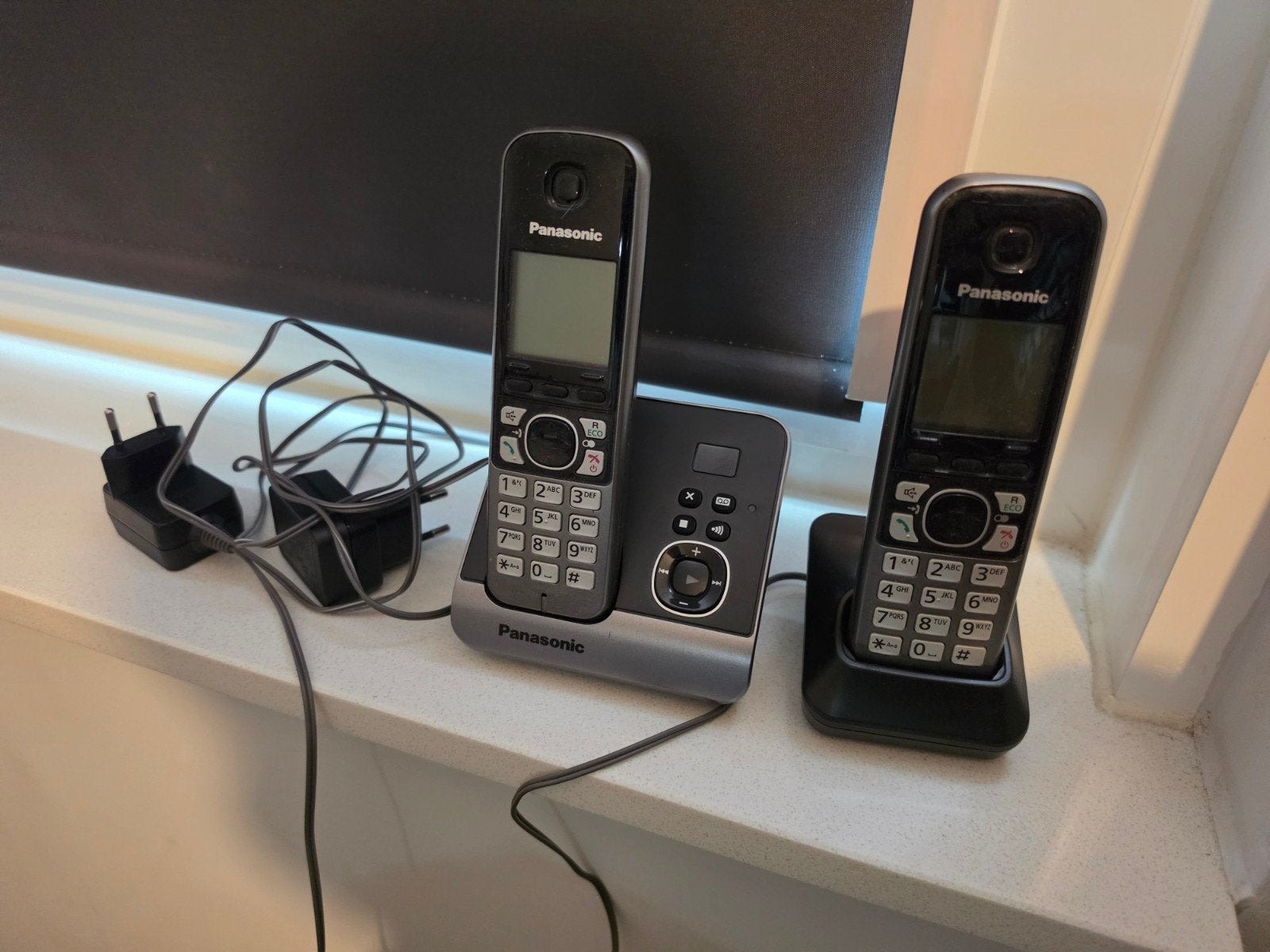 Panasonic draadloze telefoonset - Goede staat, Ophalen of Verzenden, Zo goed als nieuw, 2 handsets