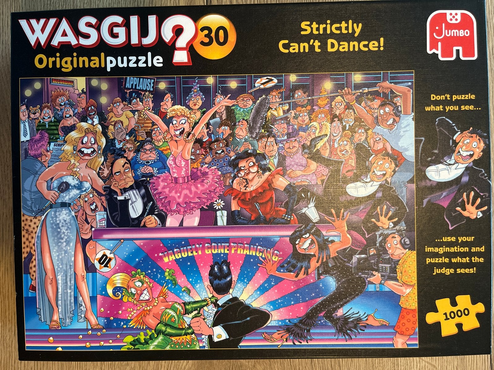 Wasgij Original 30: Strictly Can't Dance! 1000 stukjes, Hobby en Vrije tijd, Denksport en Puzzels, Ophalen, Gebruikt