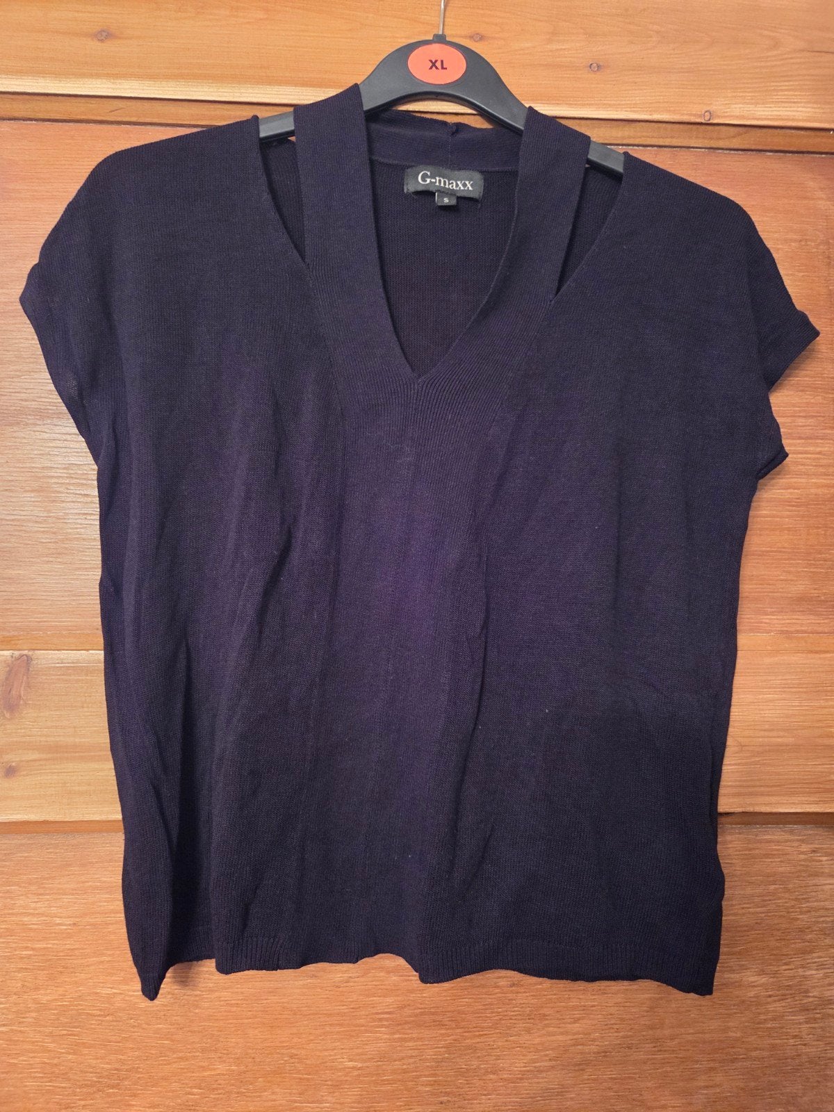 mooie zwarte top van G-Maxx, Kleding | Dames, Zwart, Ophalen of Verzenden, Zo goed als nieuw, Korte mouw