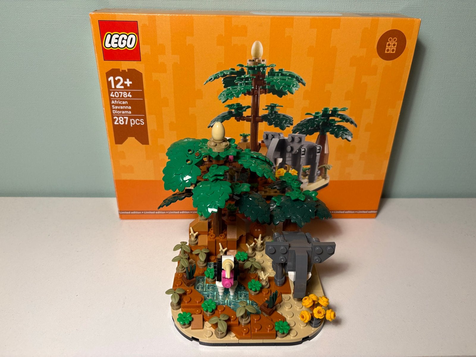 LEGO 40784 Afrikaanse Savanne Diorama, Compleet, Overige thema's, Lego, Ophalen of Verzenden