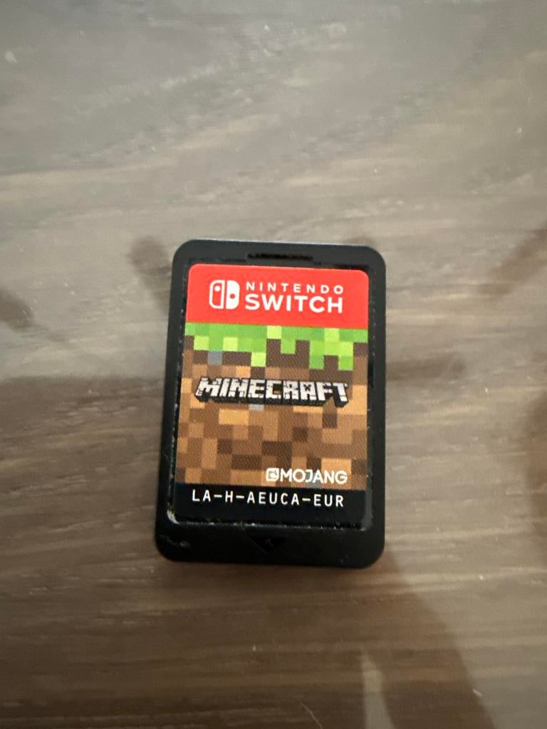 Minecraft Nintendo Switch (incl. hoesje), Spelcomputers en Games, Avontuur en Actie, Verzenden, Eén computer, Zo goed als nieuw