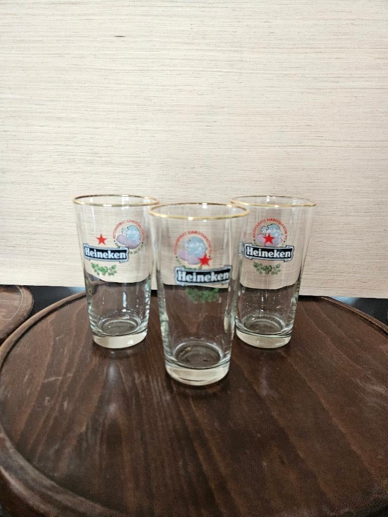 Heineken diverse glazen, Ophalen, Gebruikt, Glas of Glazen, Heineken