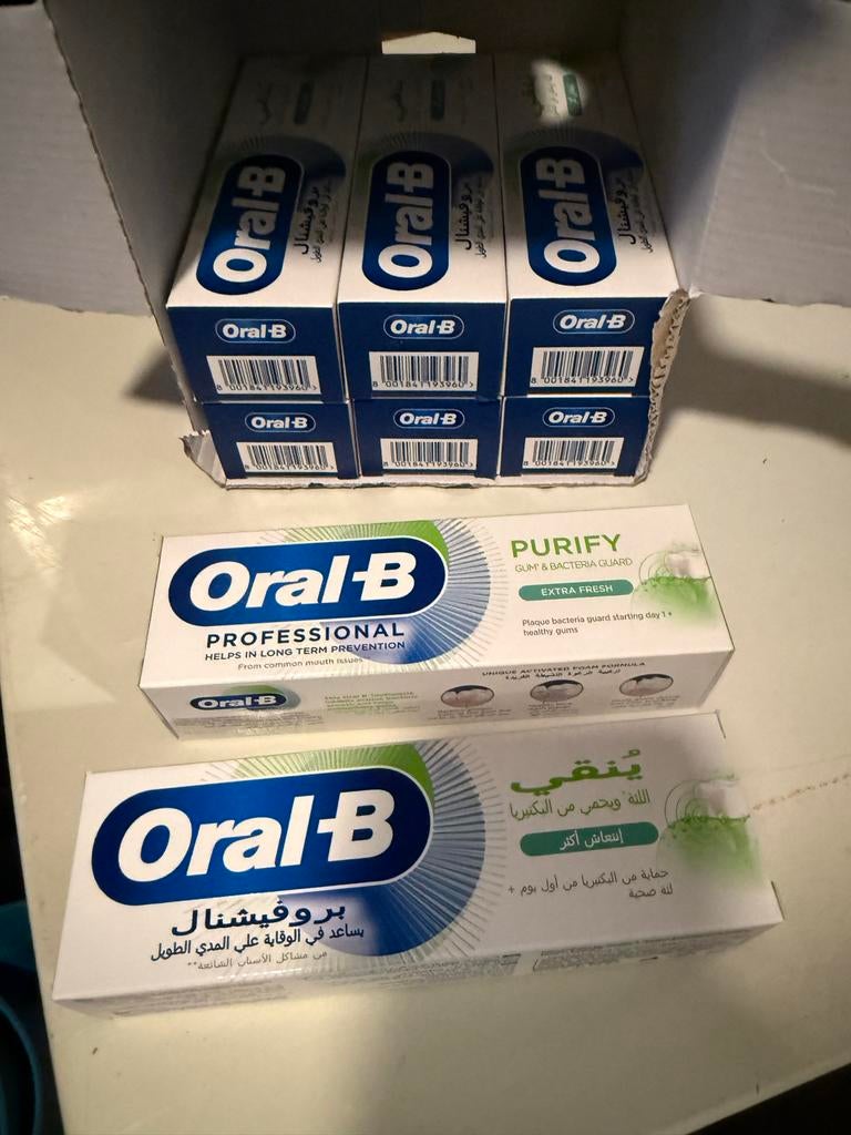 Oral-B Professional Tandpasta - Nieuw in doos, Ophalen of Verzenden, Nieuw, Tandpasta