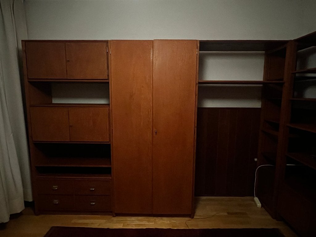 Foto 3 van Grote Lundia wandkast - vintage – modulair – ca. 310 cm