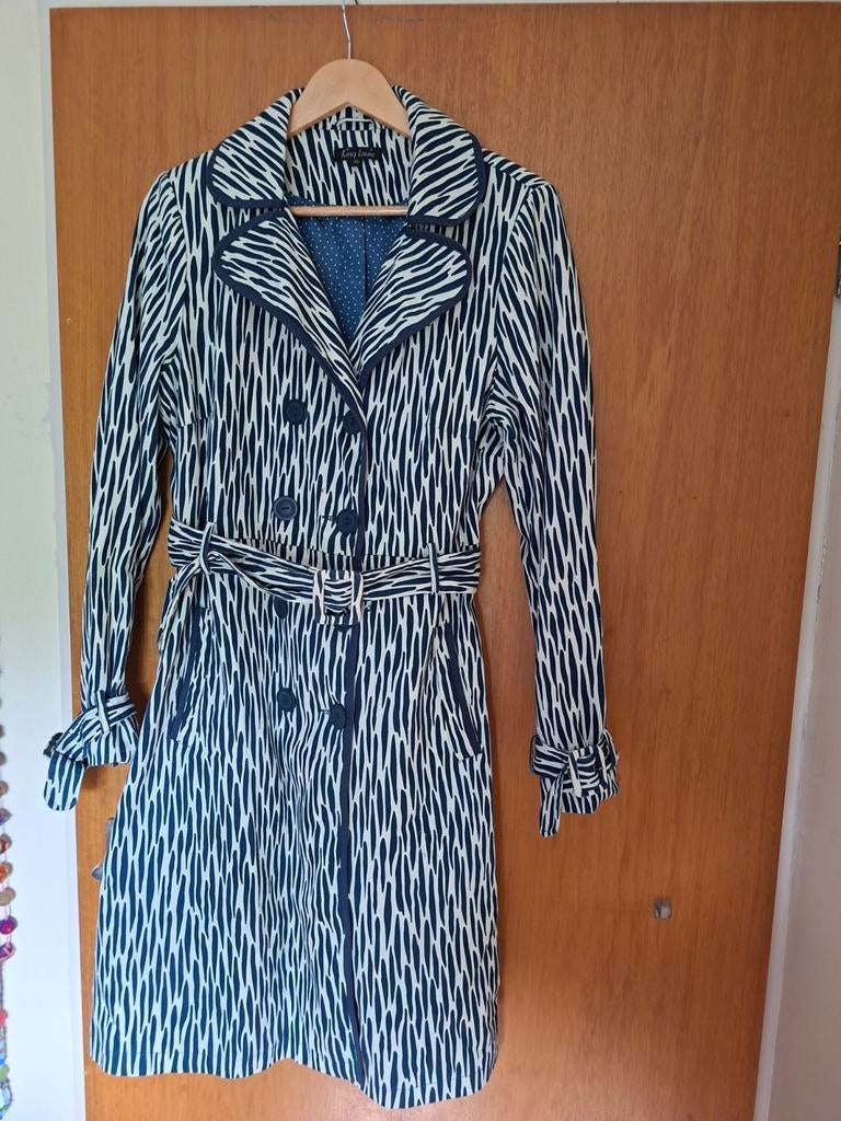 King louie zomerjas XL, Kleding | Dames, Jassen | Zomer, Verzenden, Zo goed als nieuw, Maat 46/48 (XL) of groter, Blauw