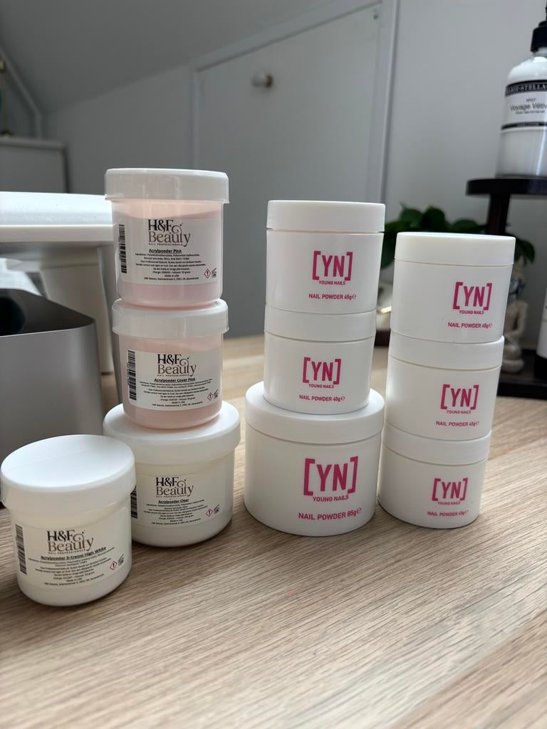 Acryl producten voor nagelsalon, Ophalen of Verzenden, Zo goed als nieuw, Handen en Nagels