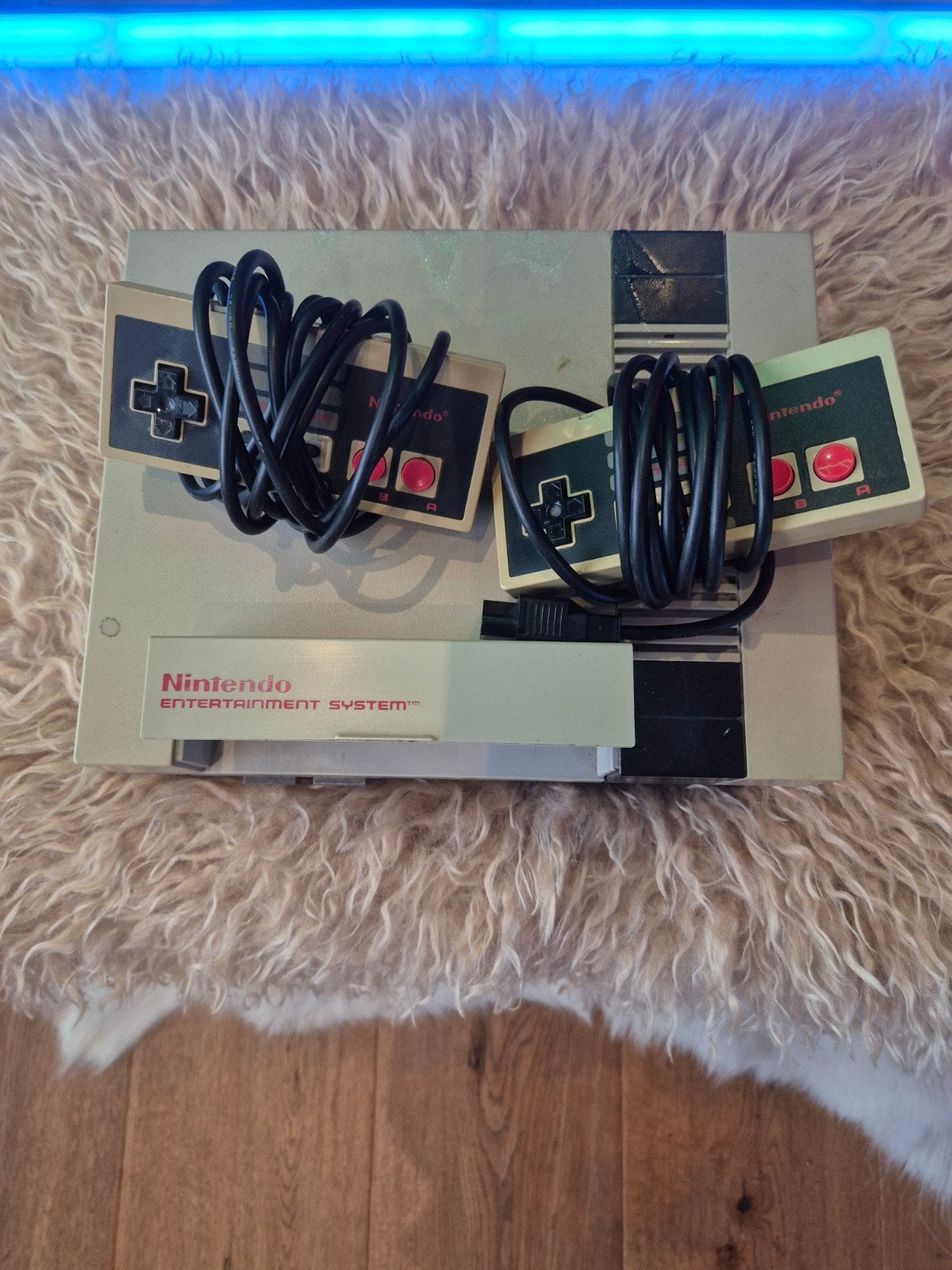 Nintendo Entertainment System (NES) met 2 controllers, Ophalen of Verzenden, Gebruikt, Met 2 controllers