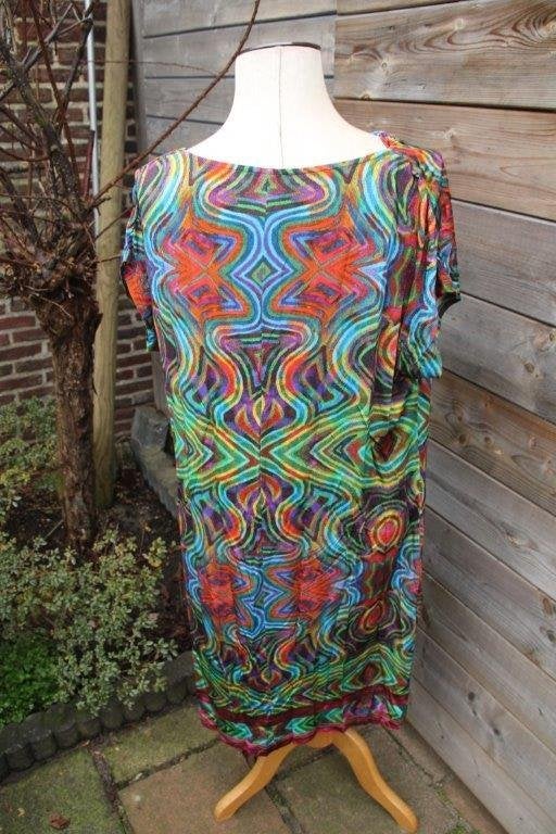 Jurk gekleurd Caroline Biss mt 44 Vaste prijs, Kleding | Dames, Overige kleuren, Maat 42/44 (L), Ophalen of Verzenden, Zo goed als nieuw