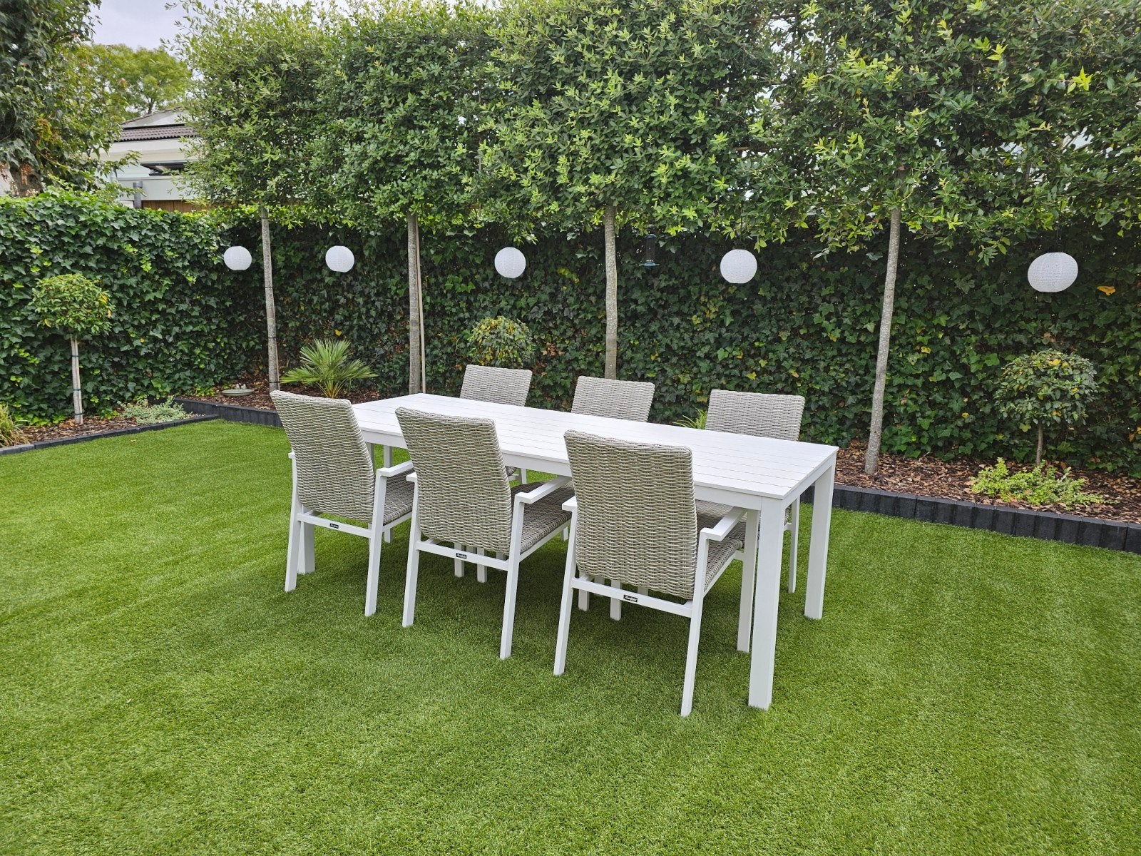 Manifesto Villongo/Menzano tuinset Kees Smit 220x90cm, Tuin en Terras, Tuinsets en Loungesets, Ophalen, Eettafel, 6 zitplaatsen