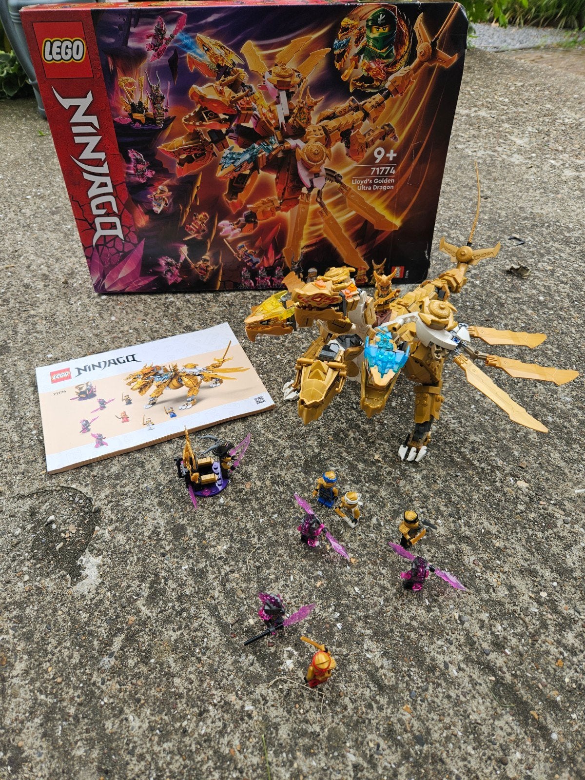 LEGO Ninjago Gouden Ultra Draak 71774 met minifiguren, Ophalen of Verzenden, Zo goed als nieuw, Overige merken
