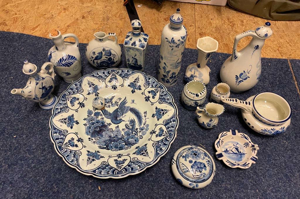 Keramiek / servies Delftsblauw, Antiek en Kunst, Ophalen of Verzenden
