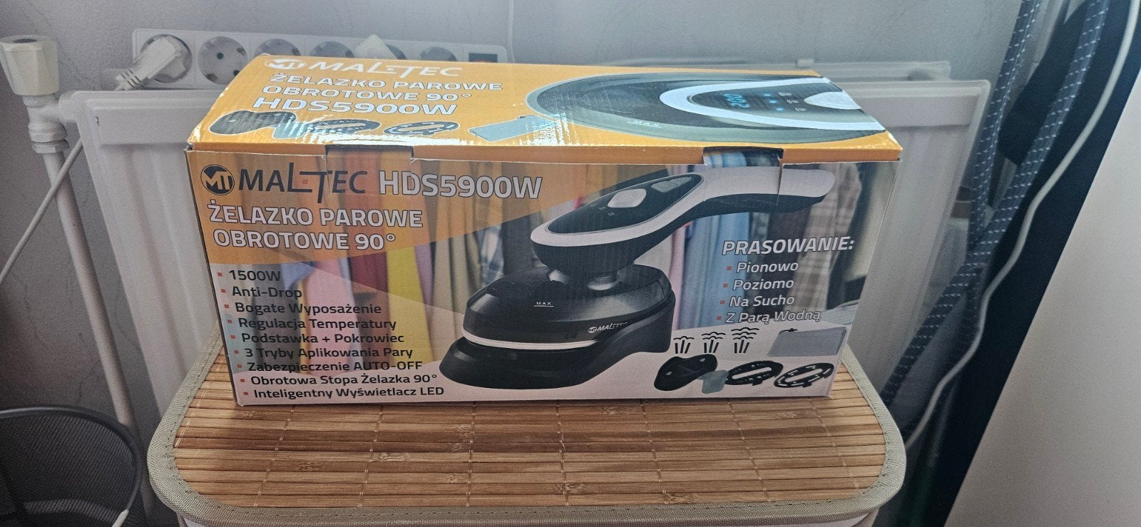 Maltec HDS5900W Stoomstrijkijzer 1500W - Nieuw in doos, Ophalen of Verzenden, Nieuw, Strijkijzer met snoer