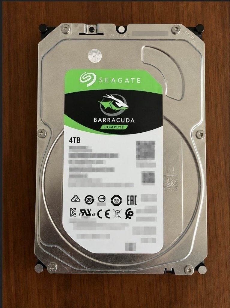 Seagate Barracuda Compute 3,5", 4TB, Computers en Software, Ophalen of Verzenden, Nieuw, Desktop