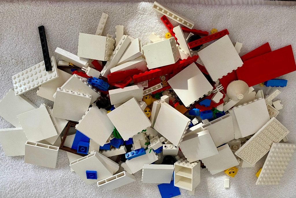 LEGO Vintage 231-1 Hospital (1978) (niet compleet), Overige thema's, Lego, Ophalen of Verzenden, Zo goed als nieuw