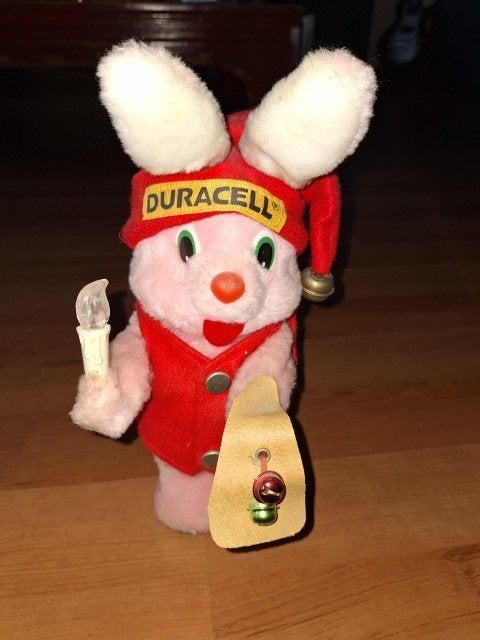 Duracell Kerst Konijn in doos andere versie, Ophalen of Verzenden, Gebruikt, Overige typen