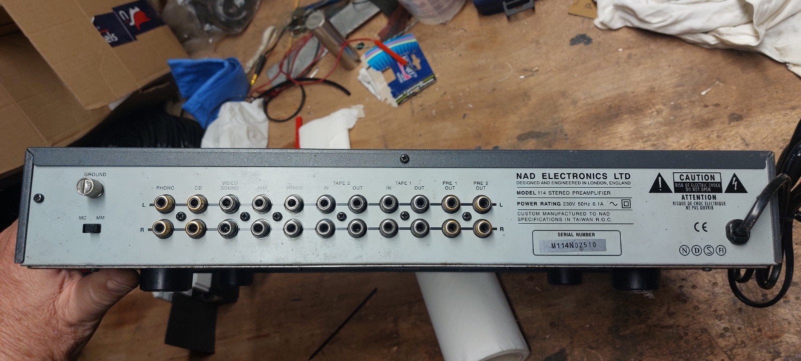 Foto 4 van NAD Stereo Voorversterker 114 - Uitstekende Staat