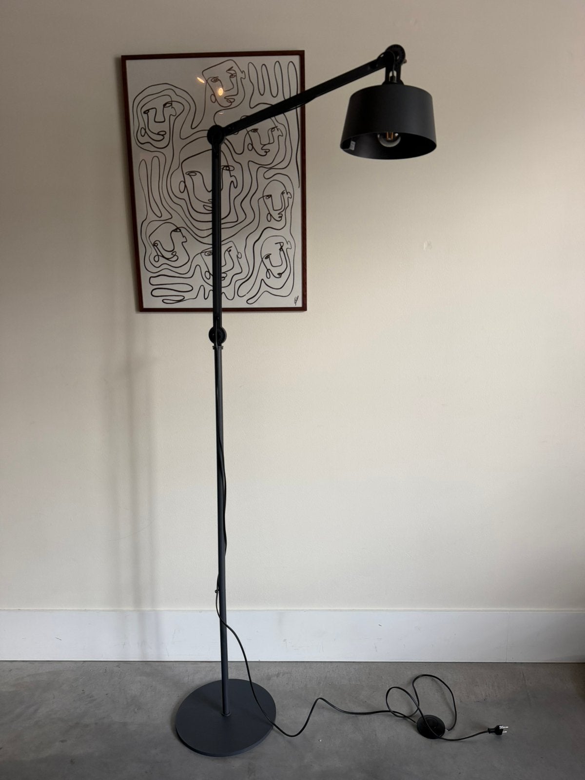 Tonone Bold Floor vloerlamp lamp antraciet, Ophalen, Nieuw, 150 tot 200 cm
