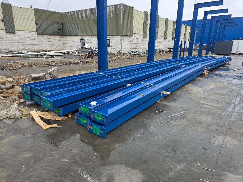 Staalconstructie bedrijfspand 2000m2, Doe-het-zelf en Verbouw, Metalen, Gebruikt, Ophalen