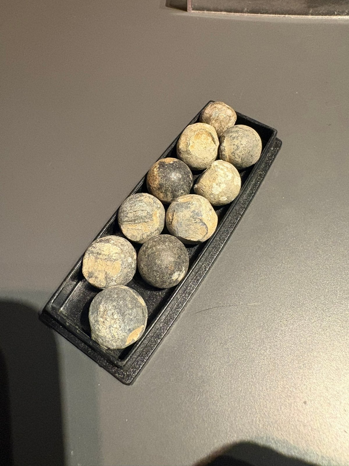 10 oude loden kogels – musket/shrapnel kogels – 113 gram, Verzenden, Landmacht, Nederland