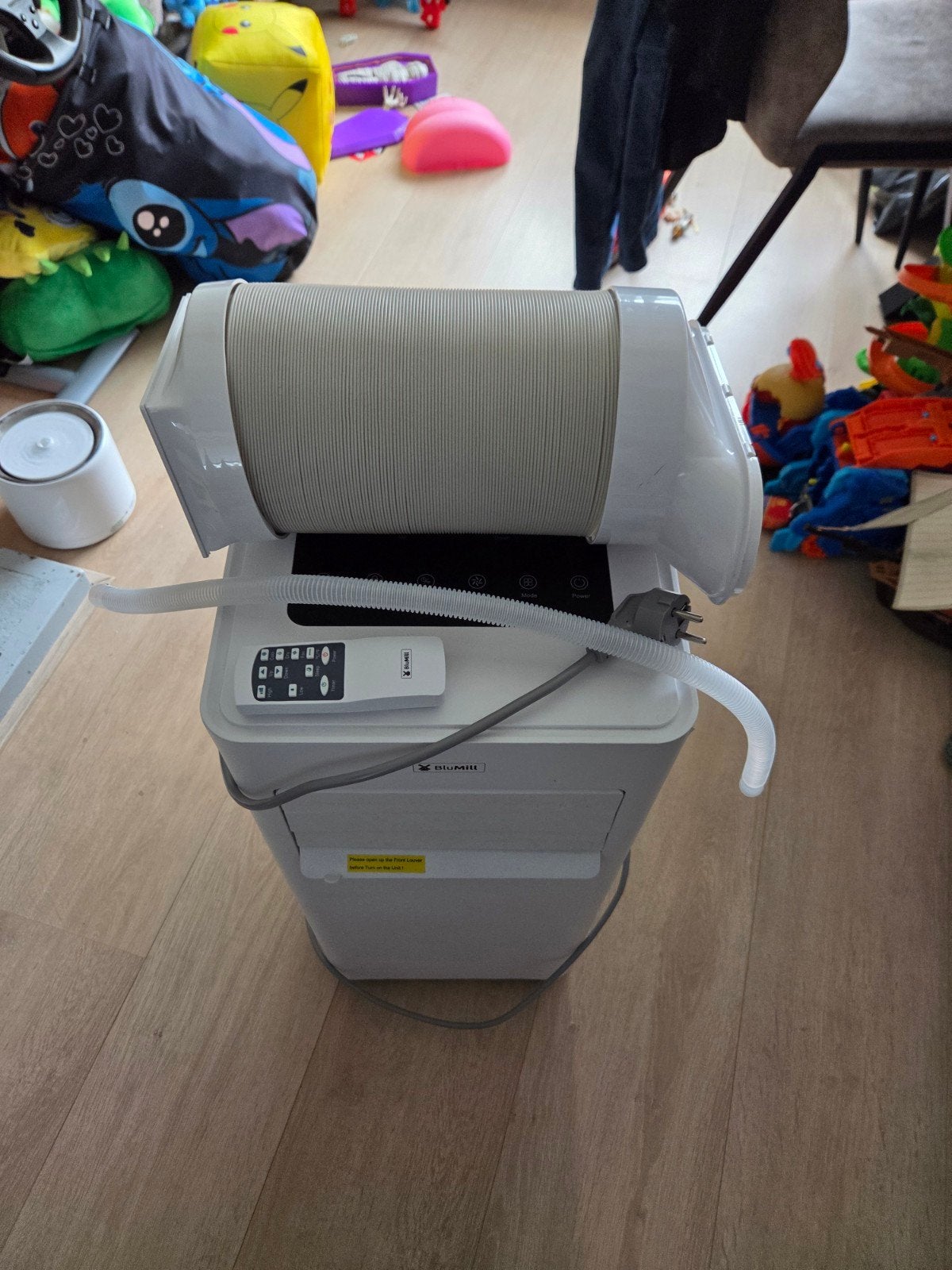 BluMill Mobiele Airco 9000 BTU, Ophalen, Minder dan 60 m³, 3 snelheden of meer, Zo goed als nieuw