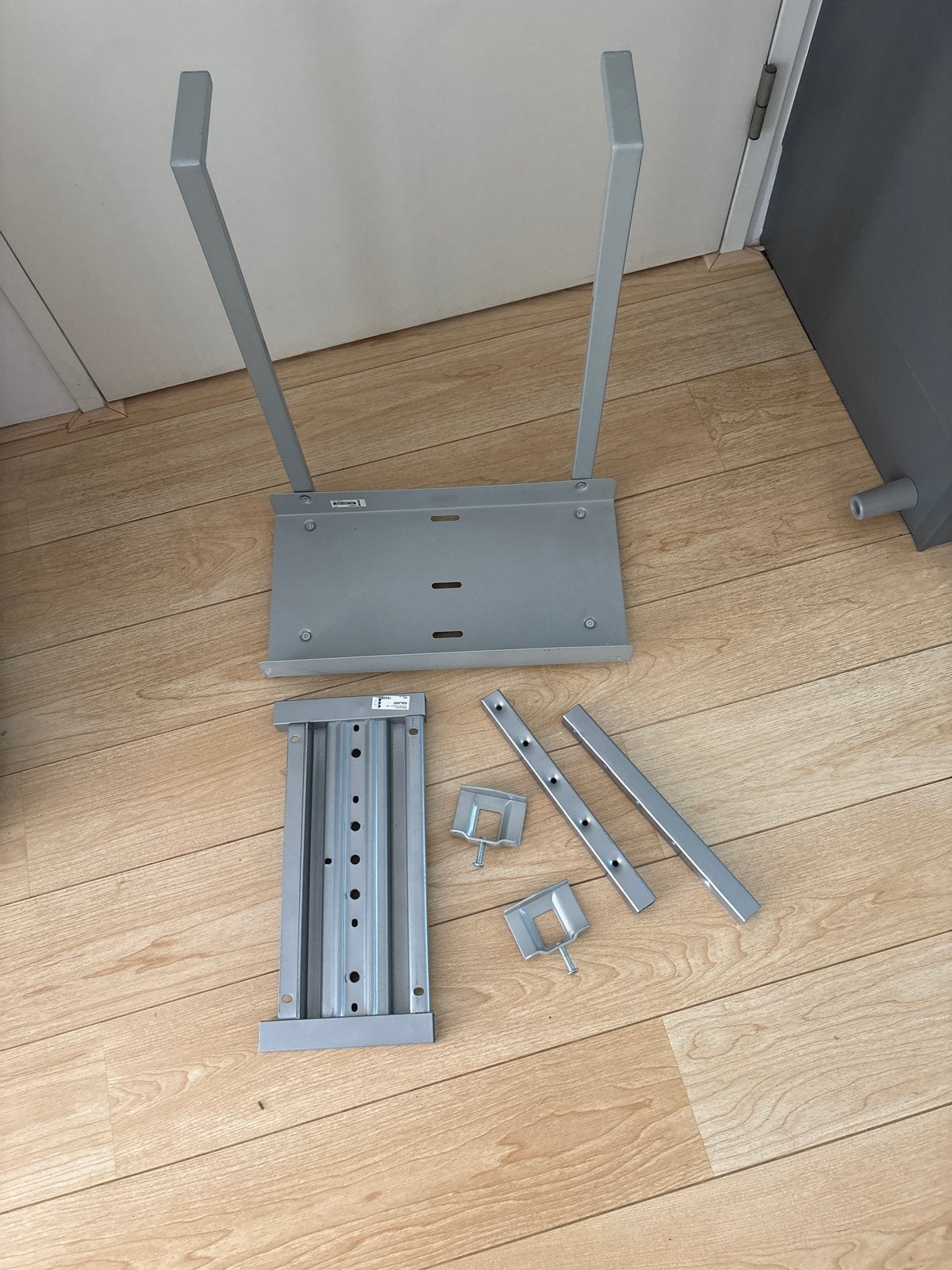 IKEA Galant computerhouder - Grijs, Ophalen, Gebruikt, Metaal, IKEA
