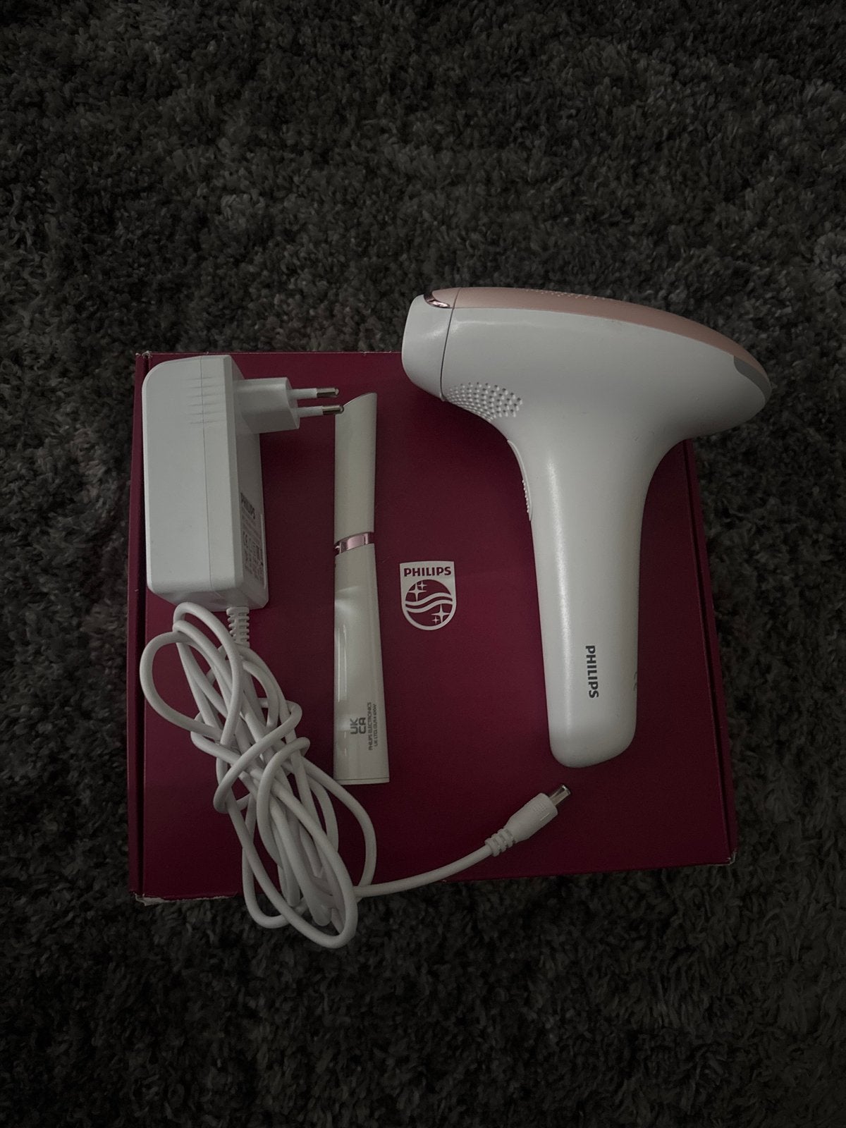 Philips Lumea IPL ontharingsapparaat met accessoires, Ophalen of Verzenden, Zo goed als nieuw, Scheren en Epileren